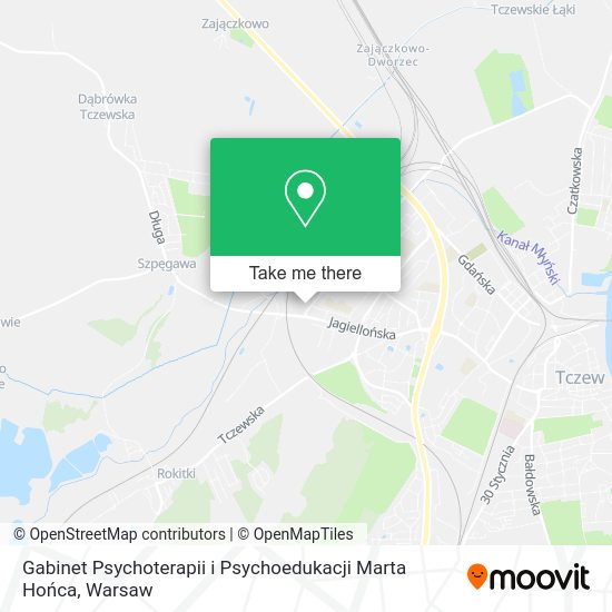 Gabinet Psychoterapii i Psychoedukacji Marta Hońca map