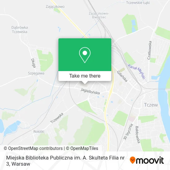 Карта Miejska Biblioteka Publiczna im. A. Skulteta Filia nr 3