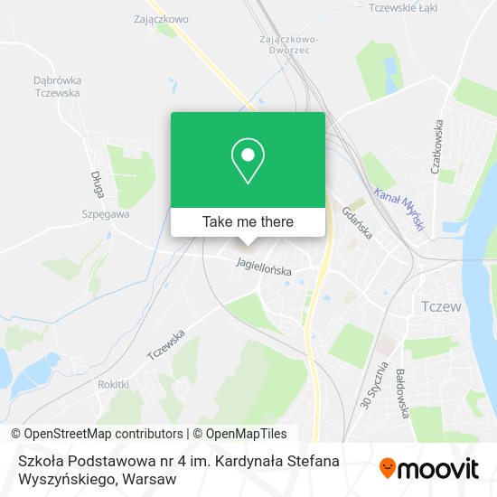 Szkoła Podstawowa nr 4 im. Kardynała Stefana Wyszyńskiego map