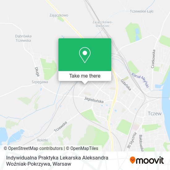 Indywidualna Praktyka Lekarska Aleksandra Woźniak-Pokrzywa map