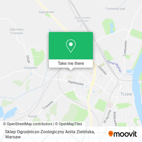 Sklep Ogrodniczo-Zoologiczny Anita Zielińska map