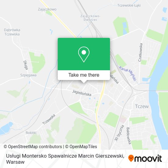 Usługi Montersko Spawalnicze Marcin Gierszewski map