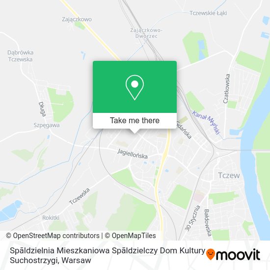 Spãldzielnia Mieszkaniowa Spãldzielczy Dom Kultury Suchostrzygi map