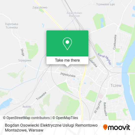 Bogdan Osowiecki Elektryczne Usługi Remontowo Montażowe map