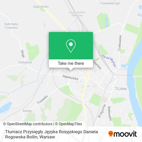 Tłumacz Przysięgły Języka Rosyjskiego Daniela Rogowska Bollin map