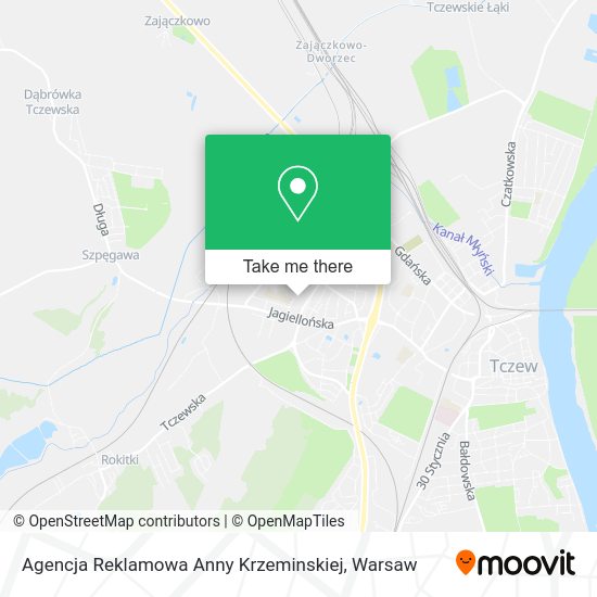 Agencja Reklamowa Anny Krzeminskiej map