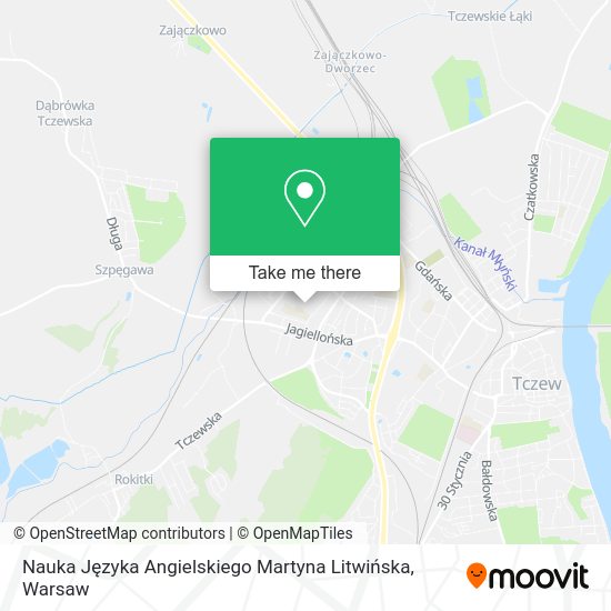 Nauka Języka Angielskiego Martyna Litwińska map