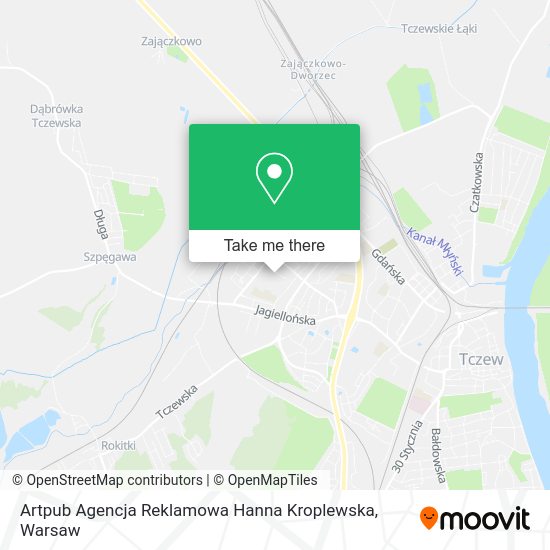 Artpub Agencja Reklamowa Hanna Kroplewska map