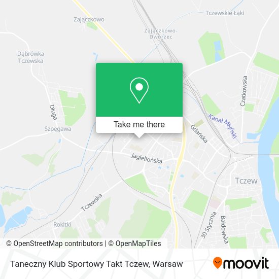 Taneczny Klub Sportowy Takt Tczew map