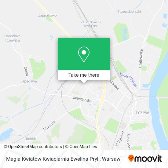 Magia Kwiatów Kwiaciarnia Ewelina Pryll map