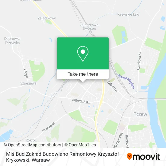 Карта Miś Bud Zakład Budowlano Remontowy Krzysztof Krykowski