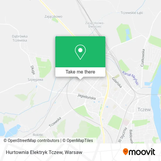 Карта Hurtownia Elektryk Tczew