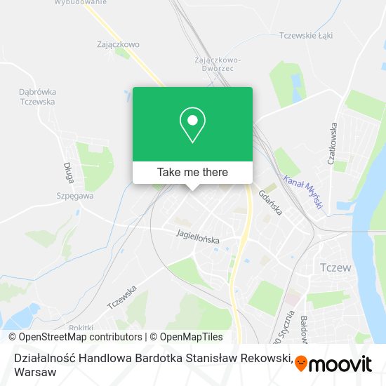 Działalność Handlowa Bardotka Stanisław Rekowski map