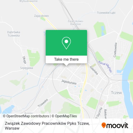 Związek Zawodowy Pracowników Ppks Tczew map