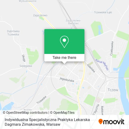 Indywidualna Specjalistyczna Praktyka Lekarska Dagmara Zimakowska map