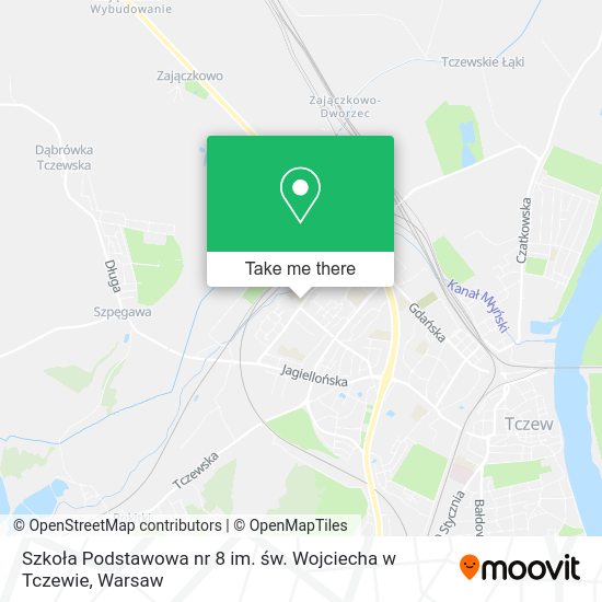 Szkoła Podstawowa nr 8 im. św. Wojciecha w Tczewie map