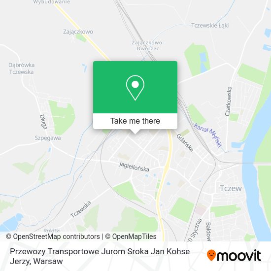 Przewozy Transportowe Jurom Sroka Jan Kohse Jerzy map