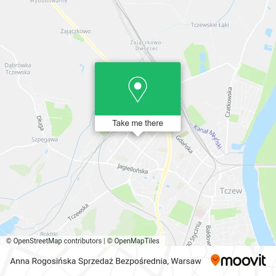 Карта Anna Rogosińska Sprzedaż Bezpośrednia