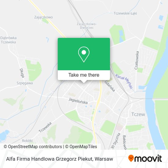 Alfa Firma Handlowa Grzegorz Piekut map