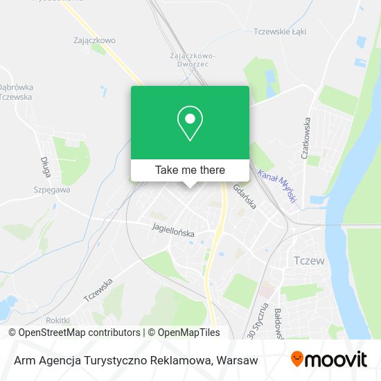 Arm Agencja Turystyczno Reklamowa map