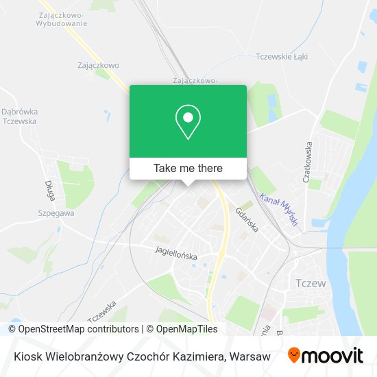 Карта Kiosk Wielobranżowy Czochór Kazimiera