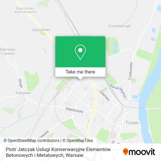 Piotr Jatczak Usługi Konserwacyjne Elementów Betonowych i Metalowych map