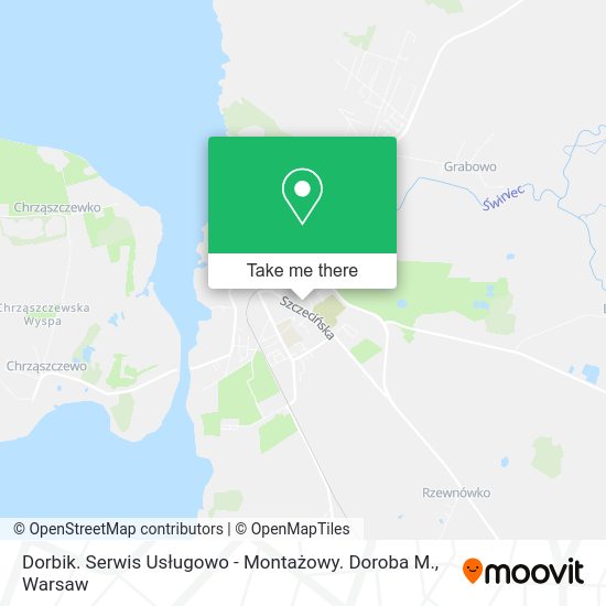 Dorbik. Serwis Usługowo - Montażowy. Doroba M. map