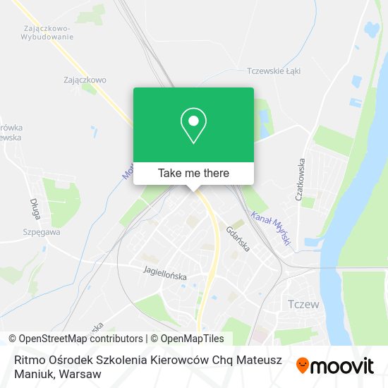 Ritmo Ośrodek Szkolenia Kierowców Chq Mateusz Maniuk map