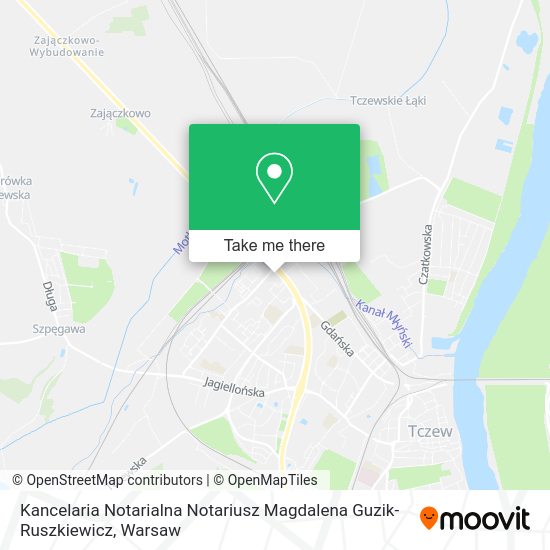 Kancelaria Notarialna Notariusz Magdalena Guzik-Ruszkiewicz map