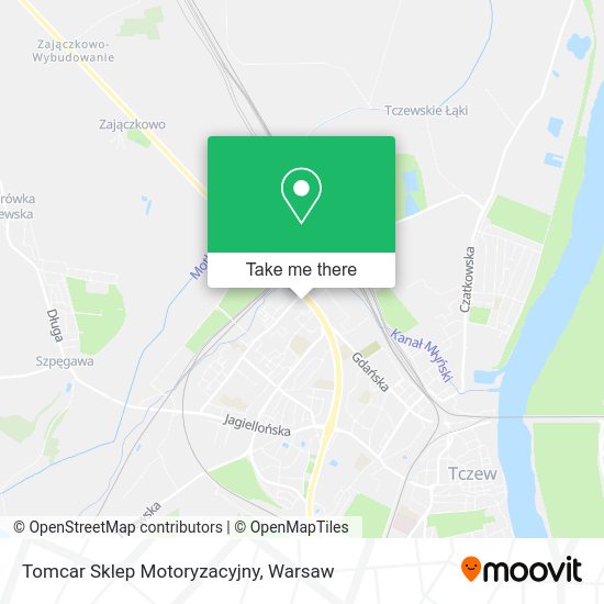 Tomcar Sklep Motoryzacyjny map