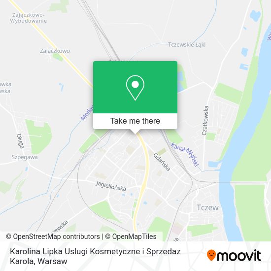 Karolina Lipka Uslugi Kosmetyczne i Sprzedaz Karola map