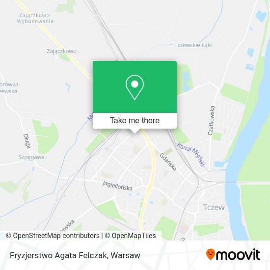 Fryzjerstwo Agata Felczak map