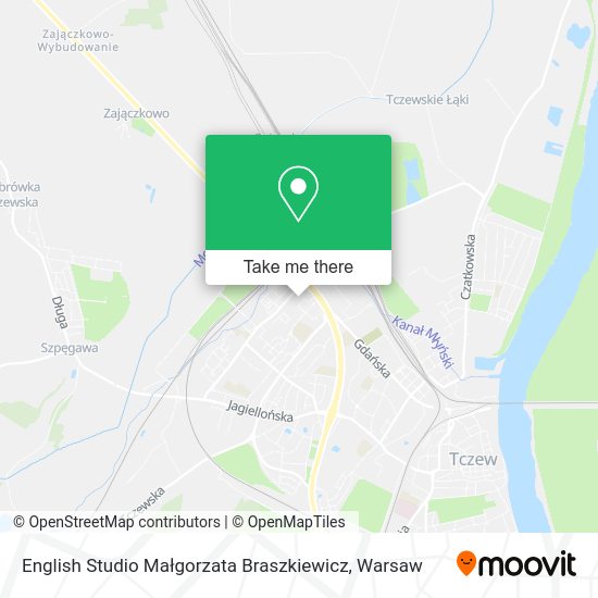 English Studio Małgorzata Braszkiewicz map