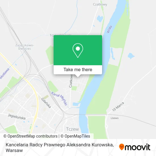 Карта Kancelaria Radcy Prawnego Aleksandra Kurowska