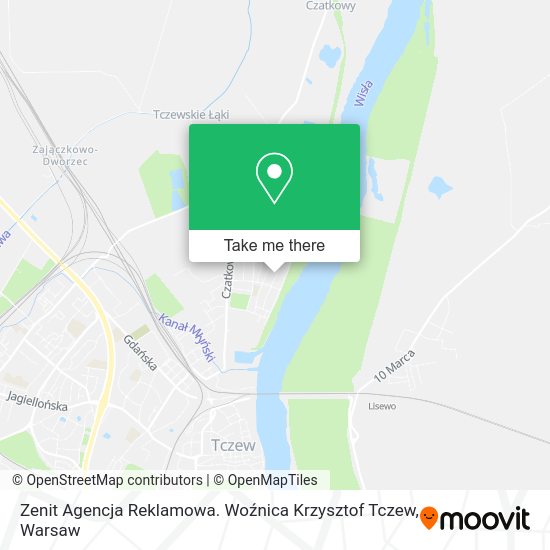 Zenit Agencja Reklamowa. Woźnica Krzysztof Tczew map