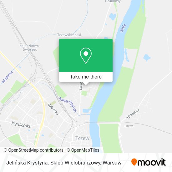 Jelińska Krystyna. Sklep Wielobranżowy map