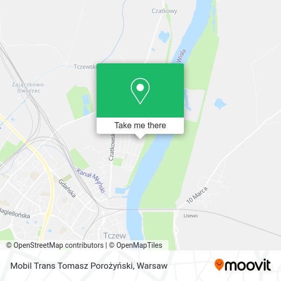 Mobil Trans Tomasz Porożyński map