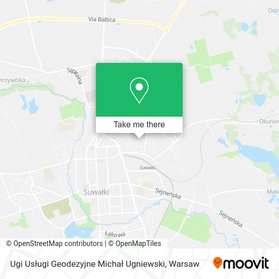 Ugi Usługi Geodezyjne Michał Ugniewski map