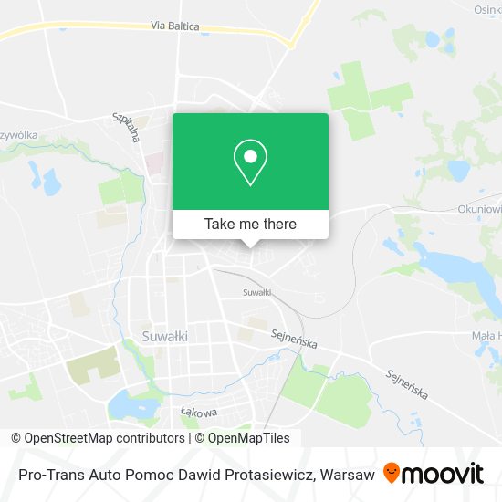 Pro-Trans Auto Pomoc Dawid Protasiewicz map