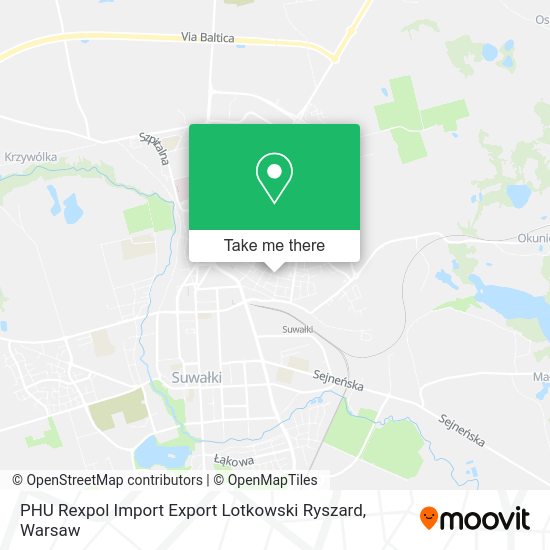 PHU Rexpol Import Export Lotkowski Ryszard map