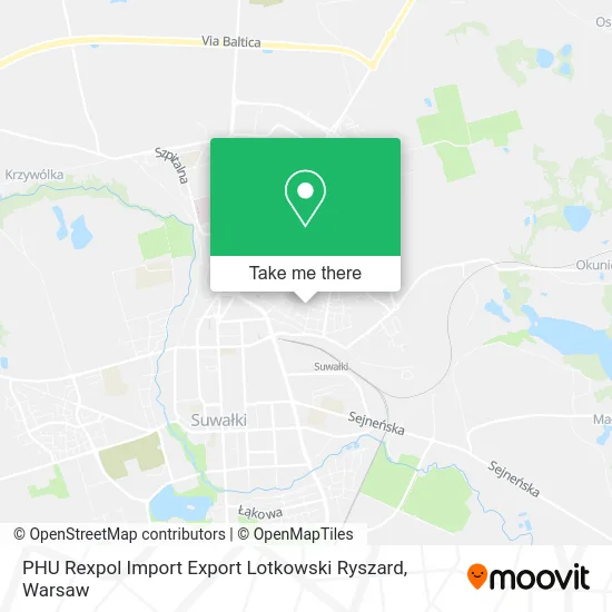 Карта PHU Rexpol Import Export Lotkowski Ryszard