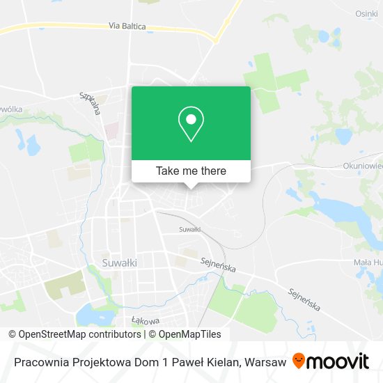 Pracownia Projektowa Dom 1 Paweł Kielan map