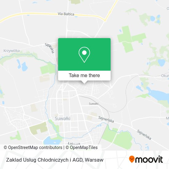 Zaklad Uslug Chlodniczych i AGD map