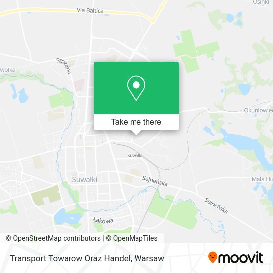 Transport Towarow Oraz Handel map