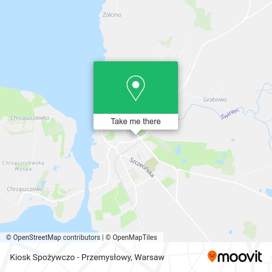 Kiosk Spożywczo - Przemysłowy map