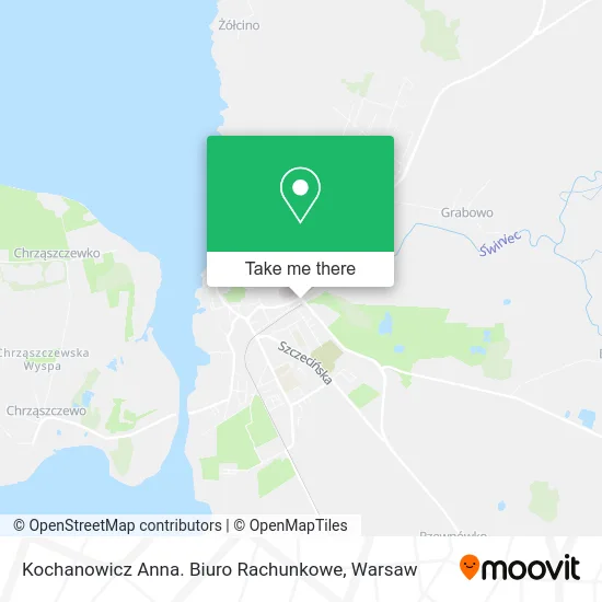 Карта Kochanowicz Anna. Biuro Rachunkowe