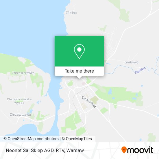 Neonet Sa. Sklep AGD, RTV map