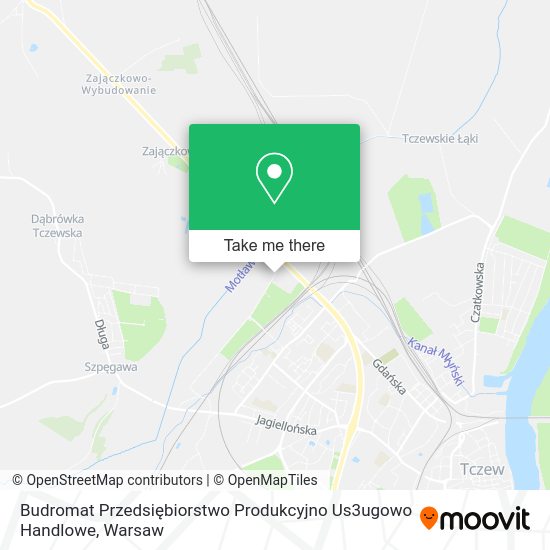 Budromat Przedsiębiorstwo Produkcyjno Us3ugowo Handlowe map