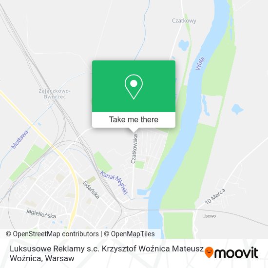 Luksusowe Reklamy s.c. Krzysztof Woźnica Mateusz Woźnica map