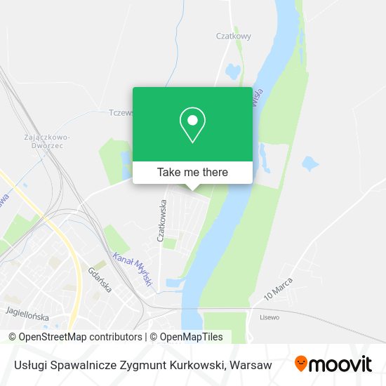 Карта Usługi Spawalnicze Zygmunt Kurkowski